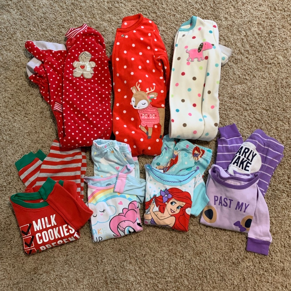 18M-24M pajamas; lot of 7